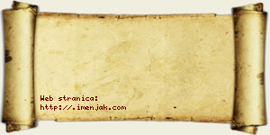 Tadija Adamović vizit kartica